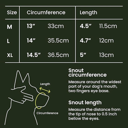 BRONZEDOG Wire Dog Muzzle German Shepherd for Medium Large Dogs Adjustable Durable Metal Basket for Biting Chewing Barking (L)