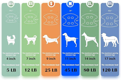 Guzekier Pet Dog Grooming Hammock Harness for Large Dogs, Dog Sling for Grooming, Dog Hammock Restraint Bag with Nail Clippers/Trimmer, Nail File, Pet Comb,Ear/Eye Care