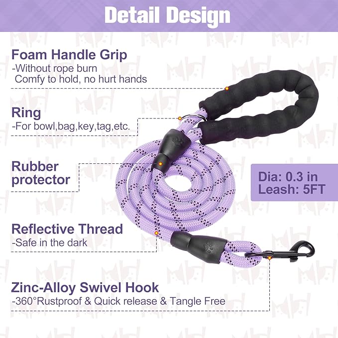 BEAUTYZOO Small Dog Harness and Leash Set,Step in No Chock No Pull Soft Mesh Dog Harnesses Reflective for Extra-Small/Small Medium Puppy Dogs and Cats, Plaid Dog Vest Harness for XS S Pets, Purple XS