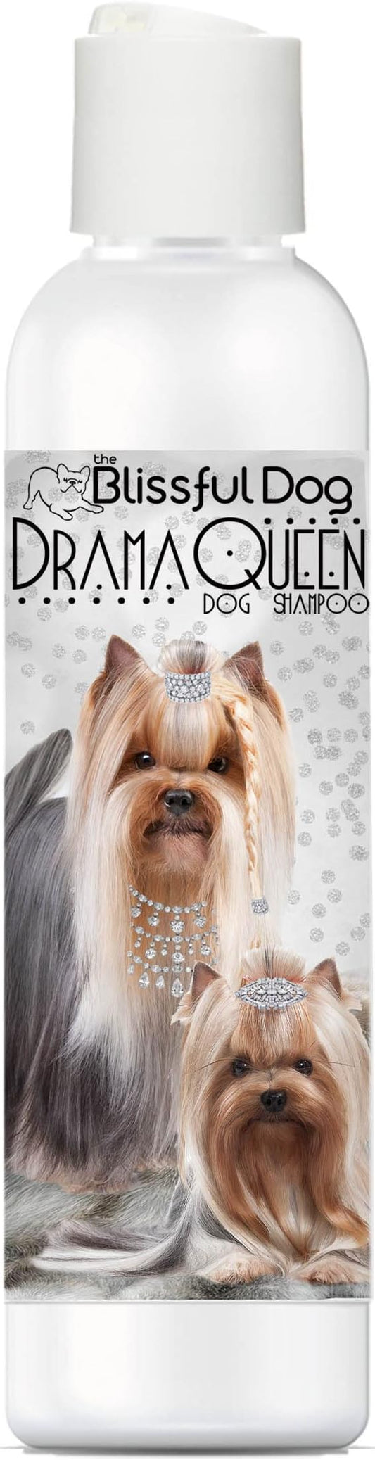 The Blissful Dog Drama Queen Luxury Dog Shampoo - Yorkshire Terrier, Nourishing Pet Supplies, Dog Grooming Supplies for Soft, Silky, Shiny Coat, Moisturizing Puppy Shampoo, 16 oz.