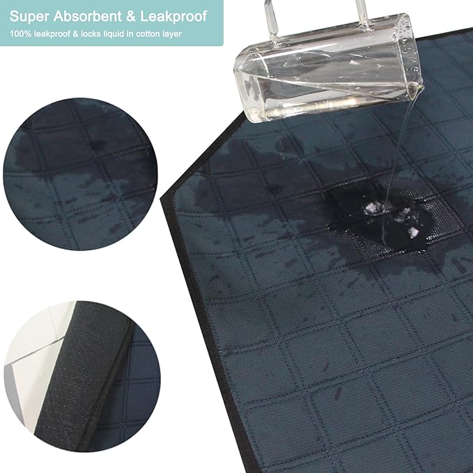 Dog Playpen Mat - Washable, Leakproof Pee Pad for Octagon Puppy Playpen, Whelping, Potty Training, Crate, Kennel, Indoor Use