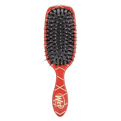 Wet Brush Shine Enhancer Paddle Brush, Terracotta - Hair Detangler Brush with Ultra Soft Bristles, Infused With Natural Argan Oil, Shiny Detangle & Smooth Hair, Wet or Dry, For All Hair Types