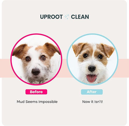 Uproot Clean Dog Cleaning Gloves: 1 Month Supply - Extra-Thick Pet Glove Wipes for Dogs & Cats - Easy Wipe Paws, Eyes, Ears, Butt, & Body - Lick-Safe - Cleaning, Deodorizing & Grooming (6 Pack)