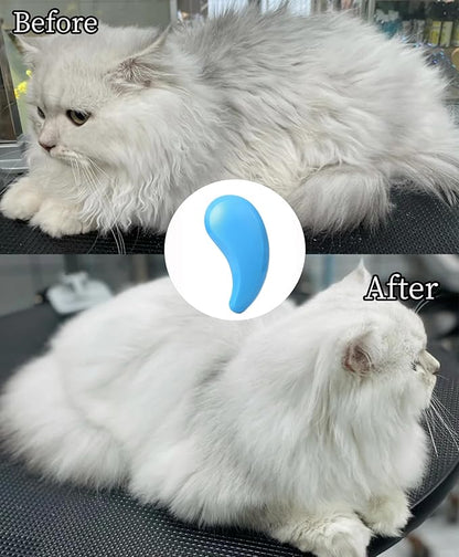Cat Brush for Shedding - Perfect Grooming Tool for Long-Haired Cats | Deshedding & Hair Remover for Indoor Pets