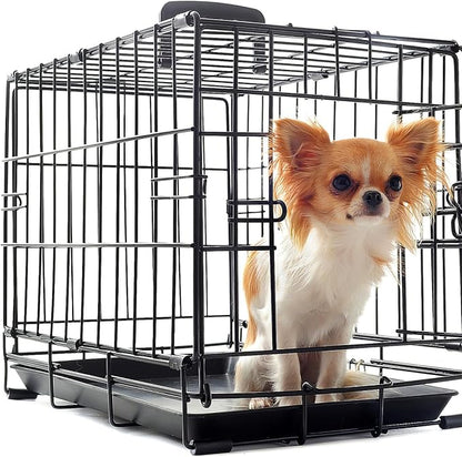 Garneck 2Pcs Plastic Pet Crate Tray Replacement 17.3x11.2'' Bottom Tray for Dog Kennels Rabbit Cages and Small Pets Plastic Dog Crate Pan Crate Bottom Liner Trays