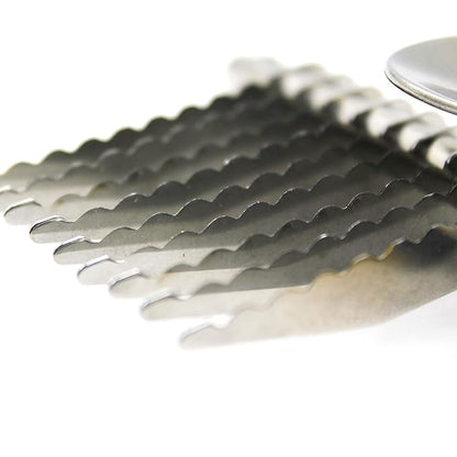 Pet Republique Dematting Tool for Dogs and Cats - Stainless Steel Matt Breaker Rake for Undercoat and Mat Brush - Knot Out for Long Haired Breed Pets