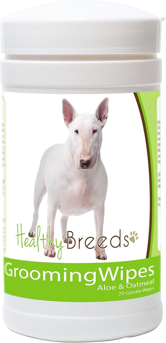 Healthy Breeds Bull Terrier Grooming Wipes 70 Count