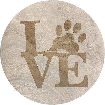 Sand + Paws Scented Candle - Ocean & Sea Salt –Luxurious Air Freshening Jar Candles Neutralize pet Odors and Enhance Home décor – 100% Cotton Lead-Free Wicks - 12 oz