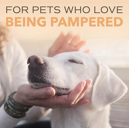 TropiClean SPA Renew Dog Cologne Spray Long Lasting | Peach & Plum Scented Dog Deodorizing Spray | Naturally Derived Salon Grade Ingredients | Made in the USA | 8oz