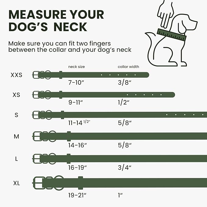 BRONZEDOG Rolled Leather Dog Collar with QR ID Tag Adjustable Soft Round Collars for Small Medium Large Dogs Puppy Cat (7" - 10" Neck Size, Emerald Green)