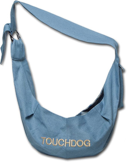 Touchdog 'Paw-Ease' Over-The-Shoulder Travel Sling Pet Carrier , One Size, Blue