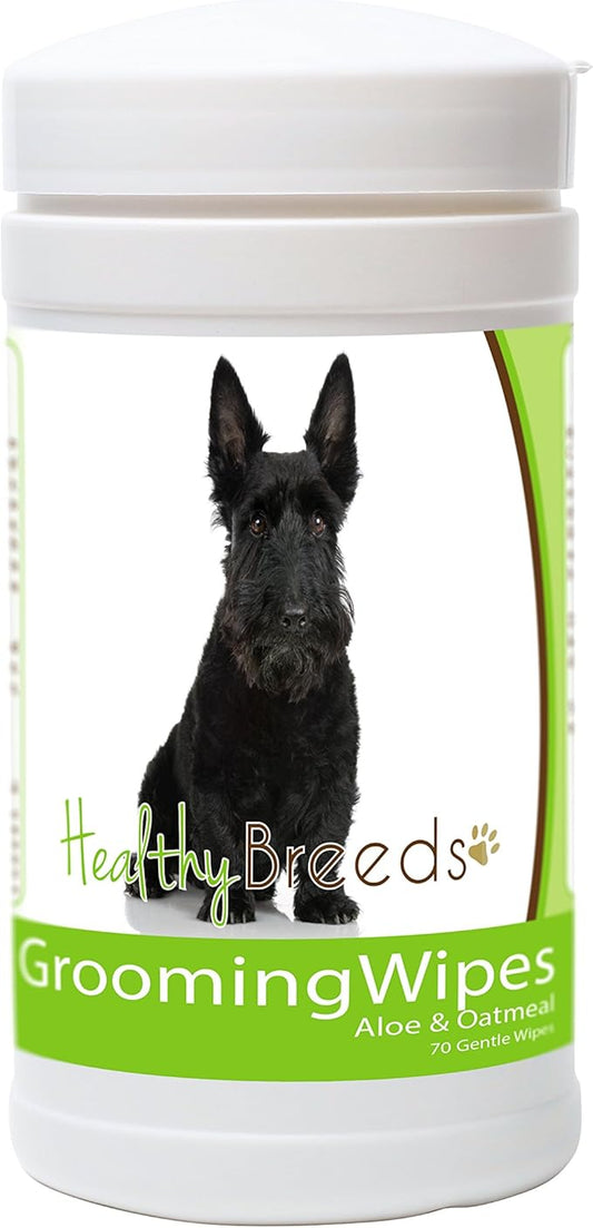 Healthy Breeds Scottish Terrier Grooming Wipes 70 Count