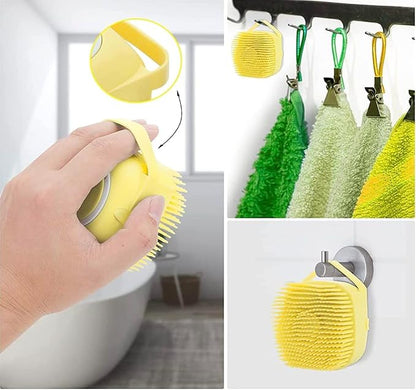 Pet Dog Shampoo Massager Brush Cat Massage Comb Grooming Scrubber Shower Brush for Bathing Short Hair Soft Silicone Brushes