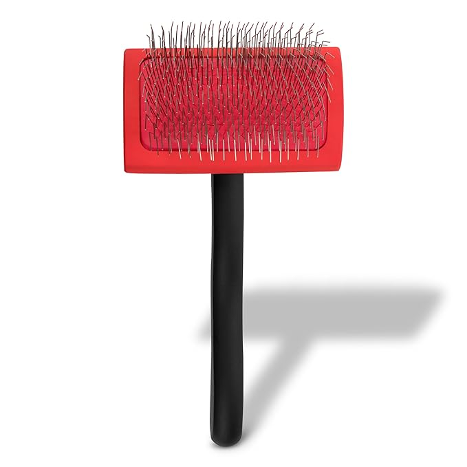 Paw Brothers Medium Slicker Brush for Doodles, Goldendoodles, Poodles - Grooming Brush for Long and Short Haired Dogs