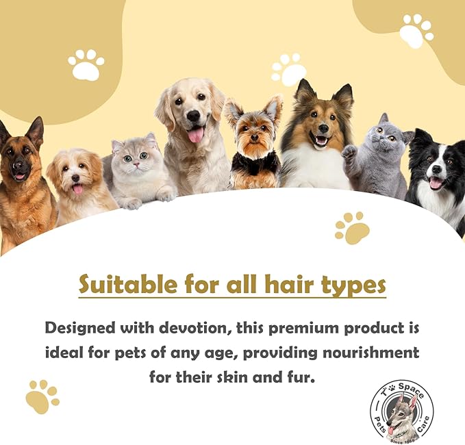 Odor Control Dog Shampoo and Conditioner Set, Dry Skin&Itchy Relief，for Allergies and Itching Dog or Puppy，Hypoallergenic Dog Shampoo for Sensitive Skin(Net 6.76 FL Oz)