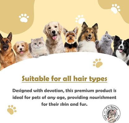 Dog Dry Shampoo - Waterless Deodorizing Foam for Cats and Dogs - Odor Control, Itching Relief, and Allergy-Friendly Pet Cleaning Supplies - No Rinse Needed