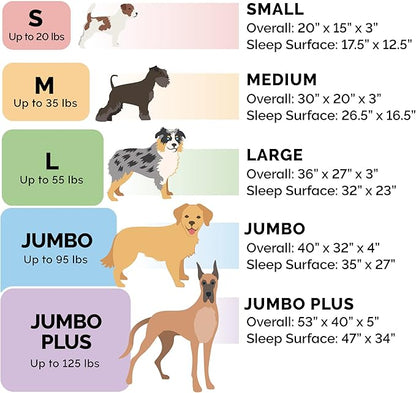 Furhaven Memory Foam Dog Bed for Large Dogs w/ Removable Bolsters & Washable Cover, For Dogs Up to 95 lbs - Two-Tone Plush Faux Fur & Suede L Shaped Chaise - Dark Sage, Jumbo/XL