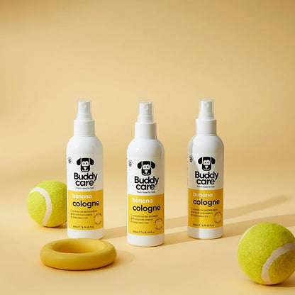Dog Cologne - Banana - 200ml - Refreshing and Banana Scented Dog Cologne - Refreshes Between Dog Washes