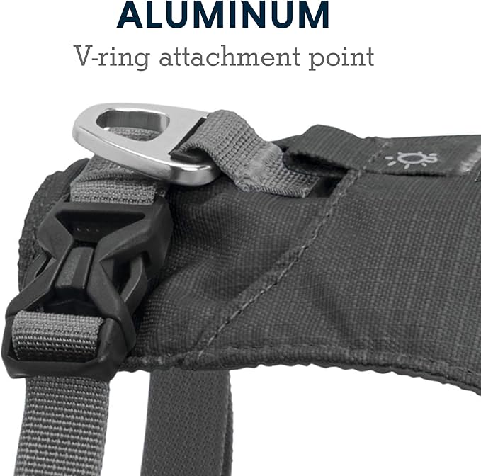Ruffwear, Hi & Light, Everyday Lightweight Dog Harness, Trail Running, Walking, Hiking, All-Day Wear, Twilight Gray, X-Small