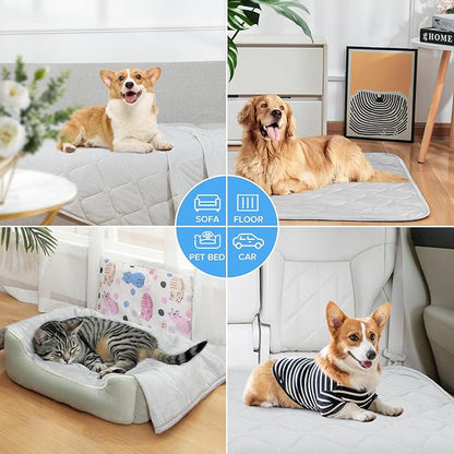 Rywell Cooling Mat 60 * 80IN, Cooling Comforter for Home Use Q-Max>0.5, Cooling&Soft Surfaces for All Seasons,Protect Furniture,Washable Cooling Blanket