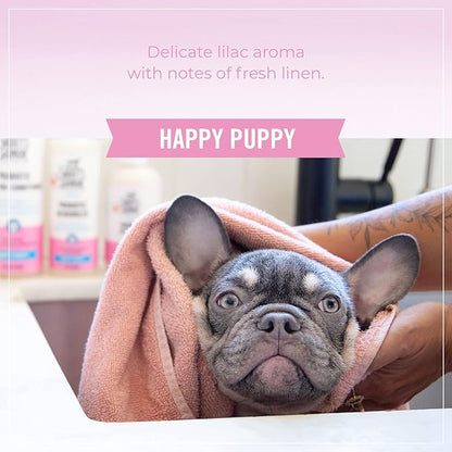 SKOUT'S HONOR Pet Deodorizer Spray- Hydrating Daily-Use with Avocado Oil & Omega-3s, Paraben & Sulfate-Free, 97% Natural, 8oz, Happy Puppy