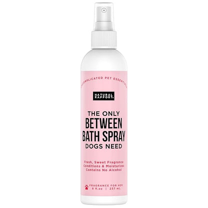 Natural Rapport Dog Deodorant Spray, The Only Between Bath Spray Dogs Need, Natural Cat and Dog Perfume Spray Eliminates Smelly Odours Between Baths (Female)