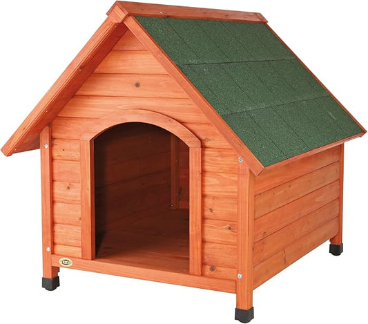 TRIXIE Natura Pitched Roof Dog House, 30" L X 28" W X 30.5" H