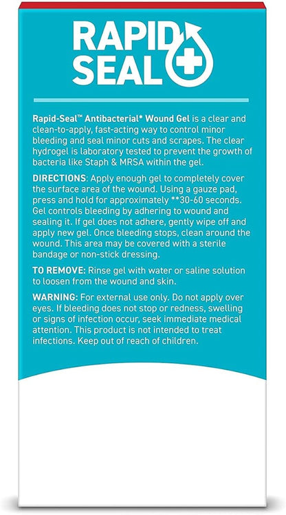 Wound Gel (1 Tube) | Stops Bleeding in Seconds | FSA HSA Eligible | Ideal for Cuts, Scrapes, Razor Nicks for Emergency First Aid Supplies