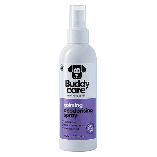 Dog Deodorising Spray - Deodorising Spray for Dogs - With Aloe Vera and Pro Vitamin B5 (Lavender, 200ml)