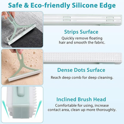 Pet Grooming Glove Brush,Self-Cleaning Slicker Pet Brush for Short and Long Haired pats,Dog Bath Brush for Shedding and Grooming,Removes Loose Hair and Tangles,Promote Circulation