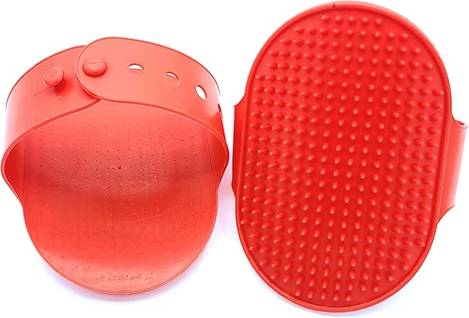 Pets, (2 Pack) Soft Shampoo Scrubber for Dogs and Cats, Flexible Silicone for Ultimate Grooming