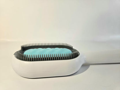 Pet Comb Premium Quality Pet Grooming Kit- Dogs, Cats of size S/M/L. 3 in 1 use of Wipe Face/Body, Clean Hair, Pet Massage by FURR-CARE, blue
