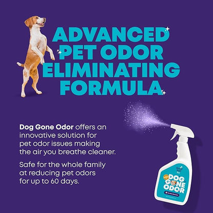 Good Salt Pet Dog Gone Odor, Natural & Fragrance Free Scent Neutralizer Spray, Made in the USA, 32 Ounce Bottle, 2-Pack