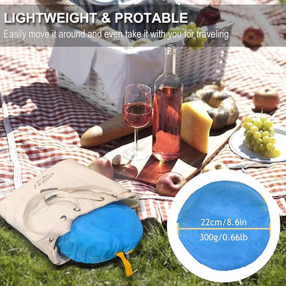 Small Animals Playpen, Breathable & Waterproof Pet Playpen Cage Tent with Zippered Cover Outdoor/Indoor Portable Fence Tent for Puppy/Kitten/Rabbits/Hamster/Chinchillas/Guinea Pig (Blue)