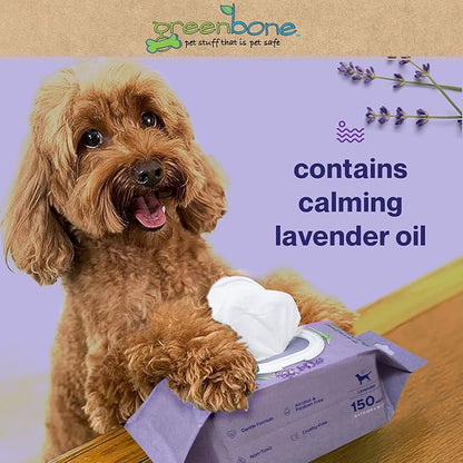 Calming Dog Wipes - Lavender Scented - 150 Wipes