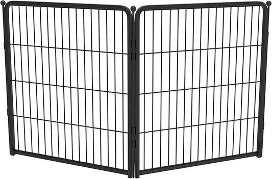 FXW Homeplus Dog Playpen for Indoor Use - Stress-Free and Safe Play, Heavy Duty 32 Inch 2 Panels Dog Pen for Puppies, Small and Medium Dogs, Black│Patented