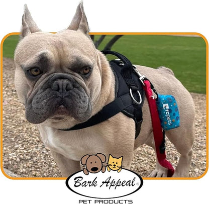 Bark Appeal Red No-Pull Dog Harness for Extra Large Sized Pets – Adjustable, Reflective Vest with 3 Leash Clips for Added Control, Easy Walks & Training – XXL