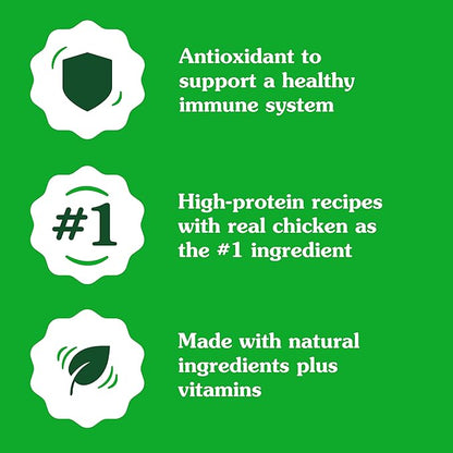 Greenies Smart Topper High Protein Wet Mix-in for Dogs, Chicken, Green Beans & Sweet Potatoes Recipe in Vitabroth™ Broth - Bone Broth + Vitamins E & B1, Pack of 10