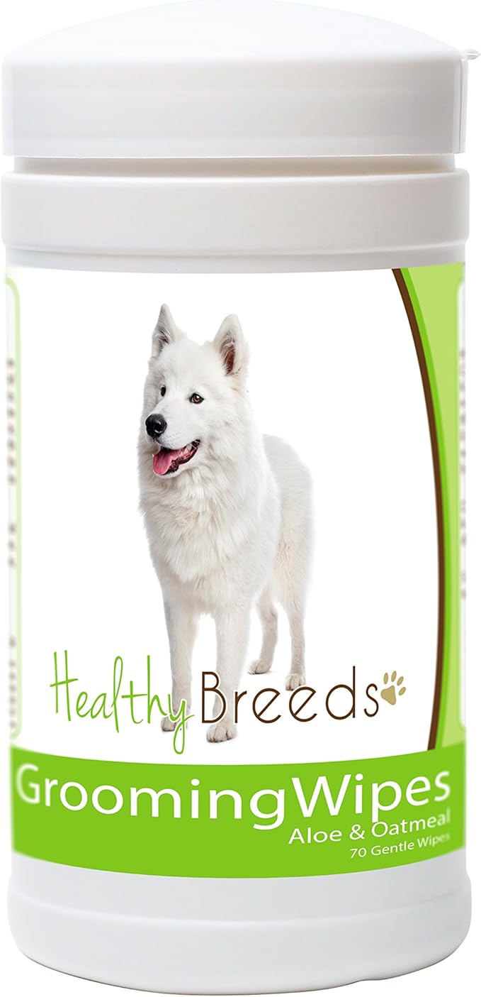 Healthy Breeds Samoyed Grooming Wipes 70 Count