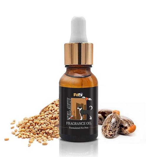 Petex Premium Pet Fragrance Oil | Ultra Premium Natural Pet Care with Dead Sea Minerals | Dog Perfume Fragrance Oil Long Lasting Scent | Natural Pet Cologne - Suitable for Dogs and Cats (Tel Aviv)