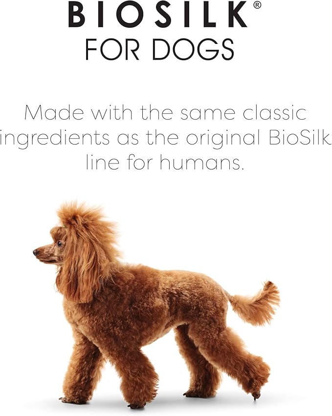 BioSilk for Dogs Silk Therapy Shampoo with Organic Coconut Oil | Coconut Dog Shampoo Waterless Shampoo | Dry Dog Shampoo from BioSilk Silk Therapy for Fresh Dog Coats - 6 Pack