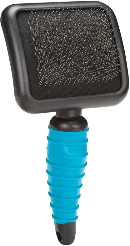 Master Grooming Tools Ergonomic Soft Slicker Brushes — Molded Brushes for Grooming Dogs - Large, 4" x 3½"
