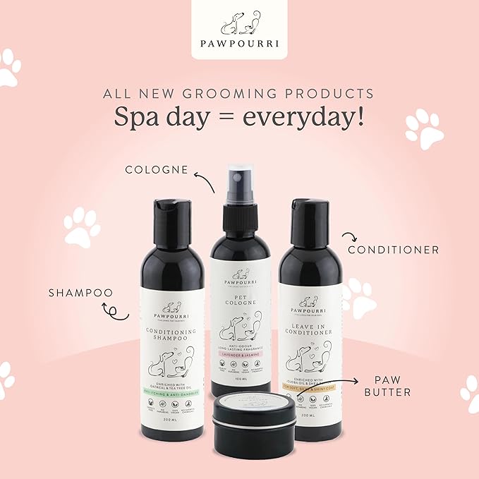 Conditioning Shampoo for Dogs, Puppy, and Cats - 6.7 fl oz (with Tea Tree Oil & Oatmeal)