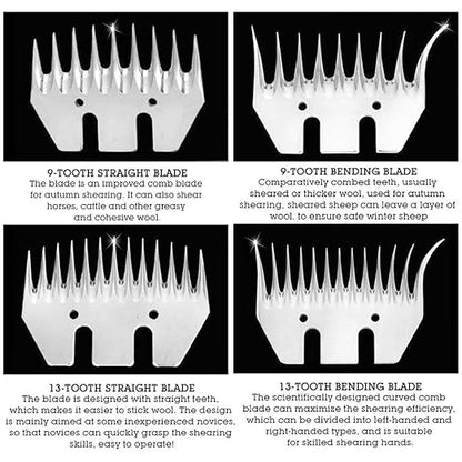 Sheep Shears For Dogs, Dog Grooming Blades, Sheep Shears Replacement Blades Stainless Steel Clipper Blades For Dog Grooming Grooming Blades for Grooming Goats, Lambs, Llamas, Alpacas