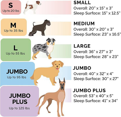 Furhaven Orthopedic Dog Bed for Large/Medium Dogs w/ Removable Bolsters & Washable Cover, For Dogs Up to 55 lbs - Plush & Suede Sofa - Gray, Large
