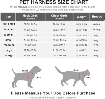 Fida Comfy Dog Harness with Leash, Soft Puppy Vest Escape Proof, Breathable Lightweight Soft Mesh, Adjustable Reflective Step-in Harness for Extra-Small Dogs (XS, Pink)
