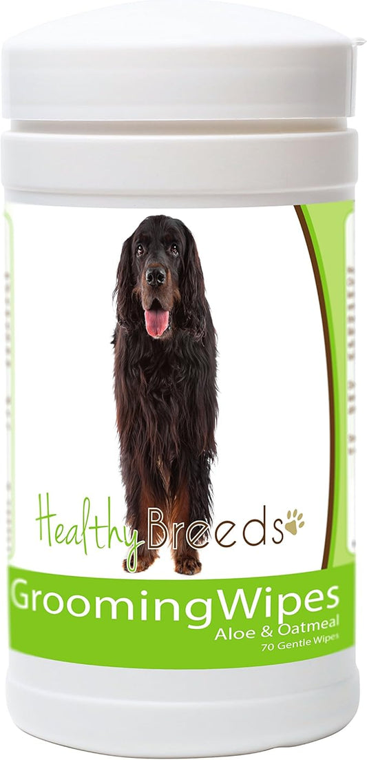 Healthy Breeds Gordon Setter Grooming Wipes 70 Count