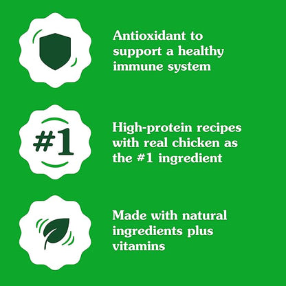 Greenies Smart Topper High Protein Wet Mix-in for Dogs, Chicken, Peas, Apples & Brown Rice Recipe in Vitabroth™ Broth - Bone Broth + Vitamins E & B1, Pack of 10