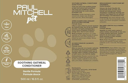 Soothing Oatmeal Conditioner, Gentle Formula for Dogs, 16.9 fl. Oz