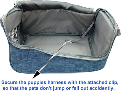 Dog Carriers for Small Dogs, Dog Sling Carrier for Medium Dogs, Puppy Cat Sling Carrier, Pet Carriers for Cat, Small Dog Carrier Purse Pets, Large Dog Front Carrying Sling Bags for Traveling (Brown)